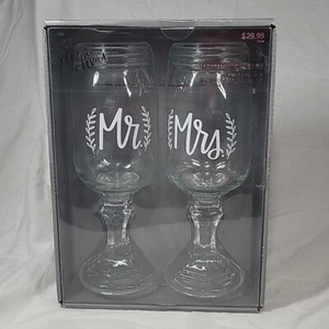 Mr & Mrs Mason Jar Toastgläser - Bild 1 von 5