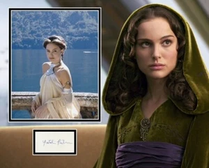 MONTAJE FOTOGRÁFICO STAR WARS FIRMADO POR NATALIE PORTMAN - Imagen 1 de 1