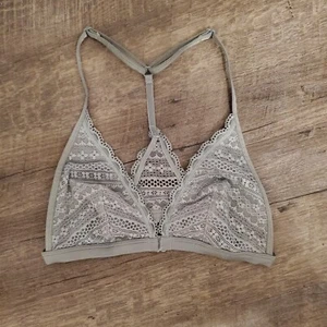 Victoria's Secret S Sage Green Racerback Lace Bralette EUC - Picture 1 of 6