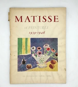 "MATISSE 16 GEMÄLDE 1939-1946" André Lejard, Eiche 1946 - PESSIMO ETATO - Bild 1 von 24
