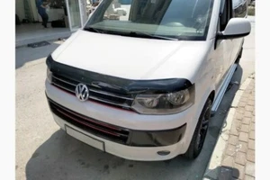 VW VOLKSWAGEN T5 2010-2015 BONNET PROTECTOR STONE BUG GUARD WIND DEFLECTOR BRA - Picture 1 of 4