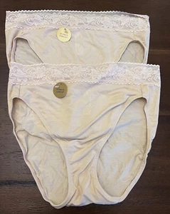 Wacoal 871353 Comfort Touch Hi-Cut Brief Panty 2 Pack New Women’s NWT Size 6, M - Picture 1 of 4
