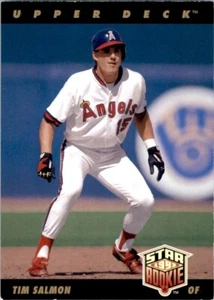 Novato Tim Salmon 1993 Upper Deck #25 - Imagen 1 de 2