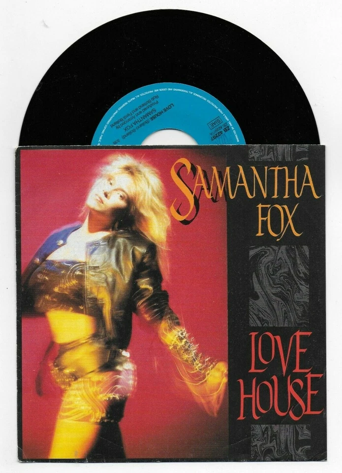 SAMANTHA FOX LOVE HOUSE ORIGINAL SINGLE FROM ITALY, MINT CONDITION - Image 1 of 1