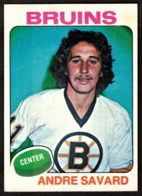 1975-76 Topps Andre Savard #155 Boston Bruins - Image 1 of 2