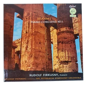 Brahms Piano Concerto No. 1 Rudolf Firkusny LP Record Album Capitol Steinberg - Picture 1 of 7