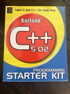 Borland Turbo C++ 5.02 Programming Starter Kit With Book CD ROM 3.5” Disk - Picture 1 of 7