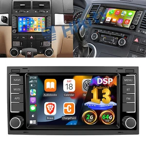 Für VW Touareg T5 Multivan 64GB Android 13 Autoradio CarPlay GPS Mirror Link BT - Bild 1 von 21