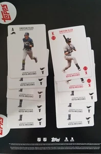 2019 2020 Topps 52 Card Baseball Game By Kenny Mayne Christian Yelich - Picture 1 of 4