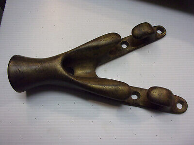 Vintage Bronze Whaling Bow Harpoon Guide Rare Small Whale Boat Nantucket Sleigh • 495$
