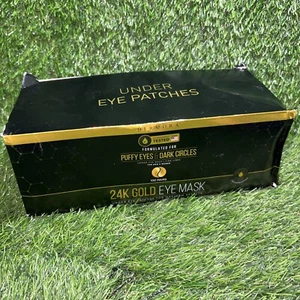 Dermora Unisex Formulated Puffy Eyes & Dark Circles 24K Gold 90 Pairs Eye Mask - Picture 1 of 6