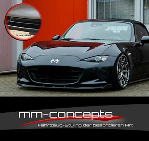 CUP alerón labio Wing NEGRO para Mazda MX-5 Targa RF ND alerón delantero espada VB - Imagen 1 de 3