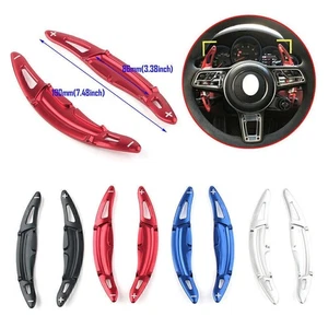 Red Steering Wheel Shift Paddle Shifter Extension for Porsche 911 Carrera - Picture 1 of 10