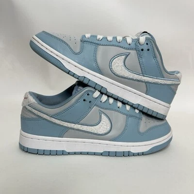Nike Dunk Low Retro "Fleece Swoosh Worn Blue" FB1871-011 Hombre 7/Mujer 8.5 Foto 1 de 4