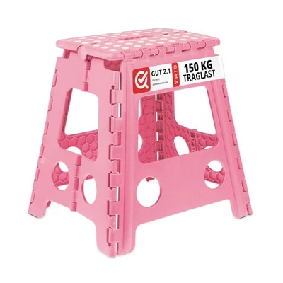 Klapphocker faltbar Falthocker Badezimmerhocker Campingstuhl rutschfest leicht - Bild 1 von 4