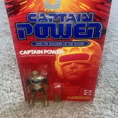 Figuras Mattel Captain Power y Lord Dread 1987 como nuevas en tarjeta Foto 1 de 4