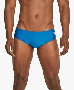 Speedo Men's Standard Swimsuit Brief Eco Prolt Solid Adult 30 Team Royal Blue - Picture 1 of 2