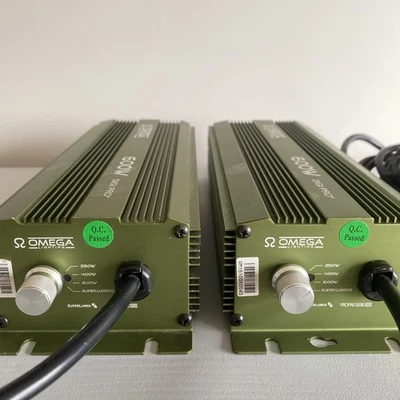 2 X Omega 600W (240V) Digi-Pro+ Digital Dimmable Ballast Hydroponics  - Image 1 of 3