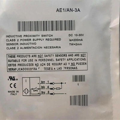 For Micro Detectors 1Pcs Inductive Proximity Switch Sensor AE1/AN-3A - Image 1 of 3