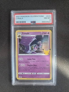 Lunala 015/025 Celebrations Holo PSA 8 - Bild 1 von 6