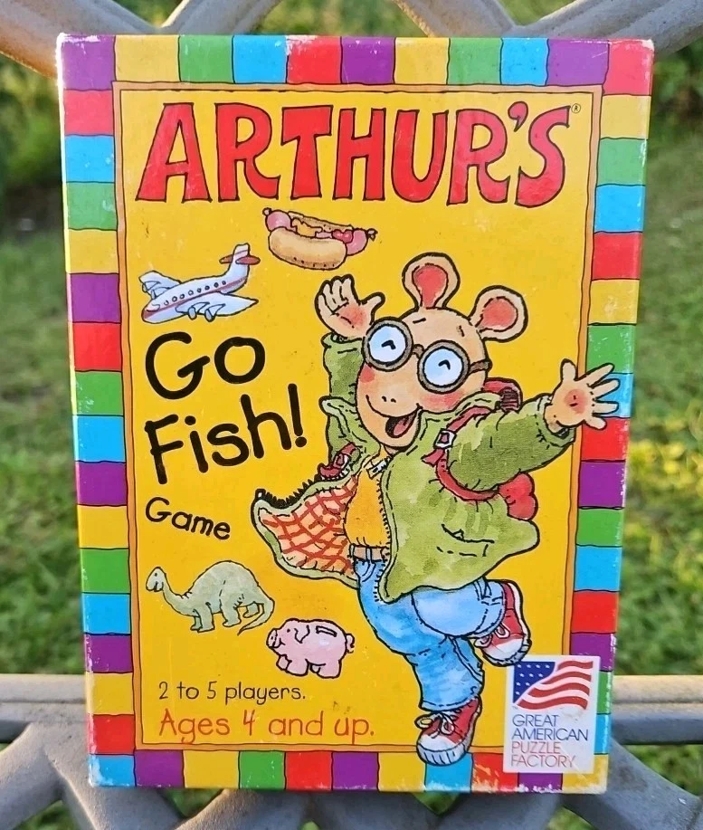 Arthur's Go Fish Game Great American Puzzle Factory 1998 - Image 1 of 4