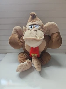 2022 Nintendo Donkey Kong 18” Big Giant Jumbo Plush Super Mario Preowned - Picture 1 of 17