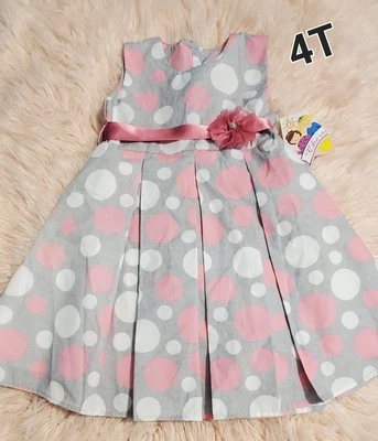Девочек платье размер 4T весеннее платье горошек - Изображение 1 из 2