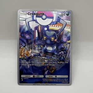 Croagunk Pokemon TCG Pocket Illustration Rare Immersive Textured Holo Custom - Bild 1 von 2