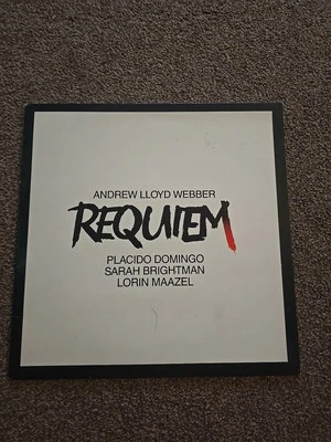 Vintage: 1985. Andrew Lloyd Webber. Requiem. Vinyl LP Album. Domingo Brightman - Image 1 of 4