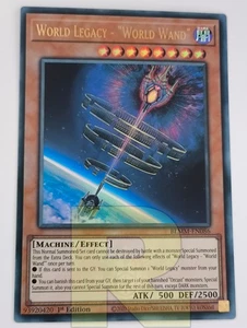 Eredità Del Mondo - Bacchetta Del Mondo ® Ultra Rara ® BLMM-EN086 ® Inglese - Picture 1 of 3