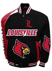 Louisville Cardinals Franchise Club Spirit Twill Jacket - Picture 1 of 3