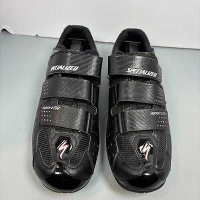 Zapatos de ciclismo Specialized Sport TR negros para hombre talla 7,5 EE. UU. Foto 1 de 4