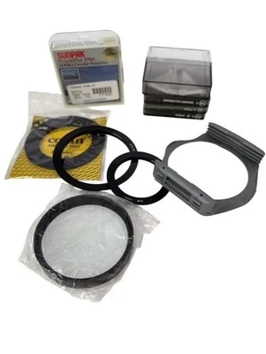 Vintage Cokin Filters-Ring Adapters-Macro Lens Filter-Circular Polarizer READ - Image 1 of 4