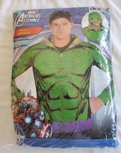 Marvel Avenger's Adult Men's Green Hulk Hoodie Sweatshirt Costume Adult L/XL New - Picture 1 of 5