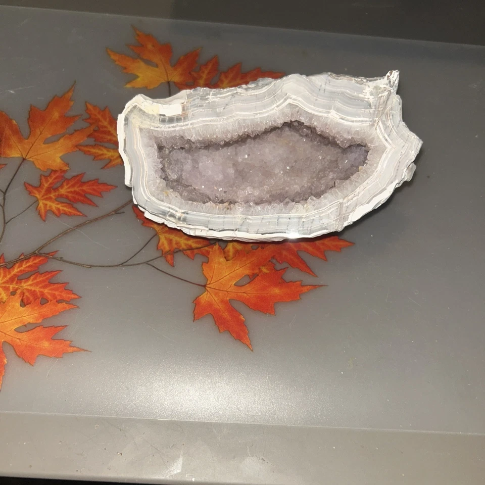 Große Mineralien-Stufe, Steinbruch Juchem, Amethyst, Fundjahr: um 1980 - Bild 1 von 4