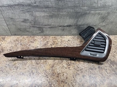 2013-2016 HYUNDAI SANTA FE FRONT PASSENGER RIGHT AIR VENT COVER TRIM BEZEL WOOD - Image 1 of 4