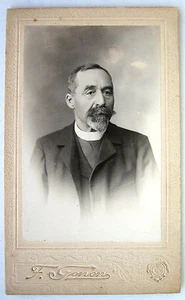 CDV FOTO XIX GRONON in SAINT CHAMOND LOIRE PORTRÄT MANN e368 - Bild 1 von 1