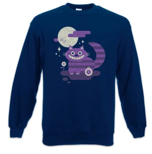 Sudadera Gato Cheshire Pulóver Alicia en Aventuras Gatos País de las Maravillas Diversión Amor - Imagen 1 de 1