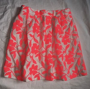 JCrew COLLECTION Embroidered Neon Floral Skirt - Size 2 24099 $298 - Picture 1 of 1