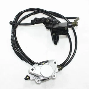 Hydraulic Rear Disc Brake Caliper System + Pads 150cc 250cc Quad Dirt Bike ATV - Foto 1 di 9