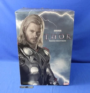 Thor 1:4 Scale Premium Format Figure MCU 2011 Sideshow Collectibles in Box - Picture 1 of 21