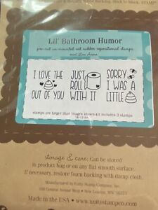 Unity Stamp Company - Lil' Bathroom Humor - 3 stamps