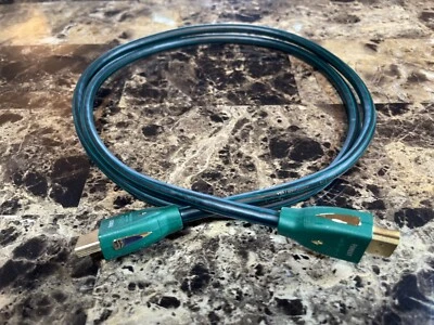 AudioQuest Forest 3ft 4in HDMI Cable - Black/Green - Image 1 of 3