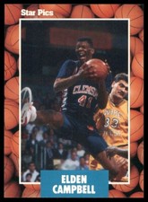 1990-91 Star Pics Elden Campbell #35 RC NM-MT or Better Clemson Tigers