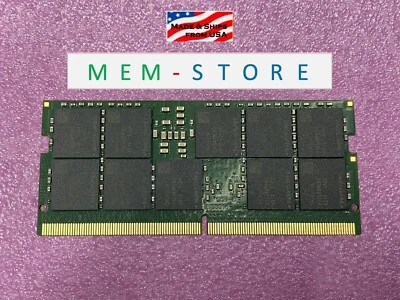 32GB DDR5 SODIMM ECC 4800MHz RAM Compatible w/ ASUSTOR LOCKERSTOR 8 Gen3 AS6808T - Image 1 of 4