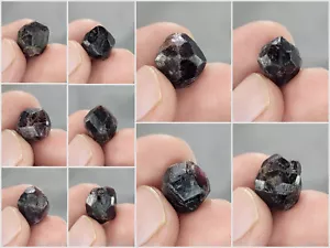 Natürliche glänzende rote Granatkristalle Proben Kristalle Menge 514g [Video enthalten] - Bild 1 von 15