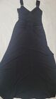 Betsy And Adam By Linda Bernell Floor Length Formal Black Dress Size 12