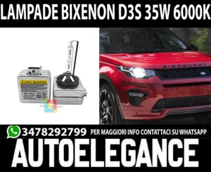PER LAND ROVER DISCOVERY SPORT COPPIA LAMPADE XENON D3S LUCE 6000K SPECIFICHE - Imagen 1 de 5