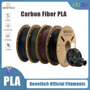 1kg / rolka 1,75 mm włókno węglowe PLA Geeetech Filament 3D Wysoka sztywność Ekologiczny - Zdjęcie 1 z 35
