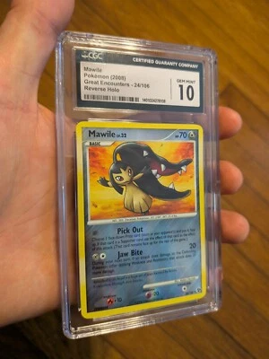 (POP 18) CGC 10 Gem Mint Pokémon Mawile Reverse Holo 24/106 Great Encounters - Image 1 of 4